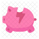 Kaputtes Sparschwein  Symbol