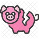 Kaputtes Sparschwein  Symbol