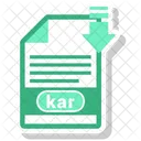 Kar-Datei  Symbol