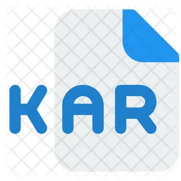 Kar-Datei  Symbol