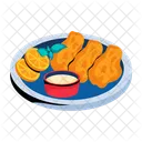 Karaage Crispy Chicken Fried Chicken Icon