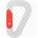 Karabiner Zubehor Klettern Symbol