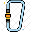 Mcarabiner Karabiner Klettern Symbol