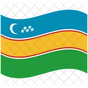 Flag Country Karakalpakstan Icon
