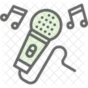 Karaoke Microphone Music Icon