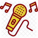 Karaoke Microphone Music Icon