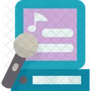 Karaoke Sing Microphone Icon