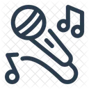 Karaoke Modus Songtexte Mitsingen Symbol