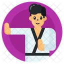 Karate Man Martial Art Karate Icon