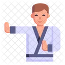 Karate Artes Marciales Luchador Icono