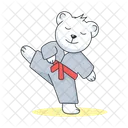 Karate Bear  Icon