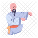 Karate Fighter Judo Karate Male Warrior Icône