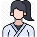Karate Girl  Icon