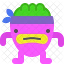 Karate Character Creature Icon