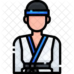 Karate Player  Icon