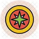 Kardinal Richtung Kompass Symbol