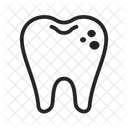 Karies Zahn Zahne Symbol