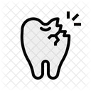 Karies Zahn Zahnarzt Symbol