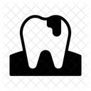 Karies Zahn Karies Symbol