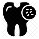 Karies Medizin Zahn Symbol