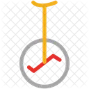 Karneval Zirkus Radfahren Symbol