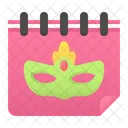 Karneval Tag Kalender Symbol