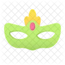 Karneval Maske Auge Symbol