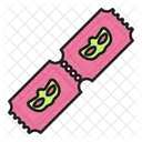 Karneval Ticket Pass Symbol