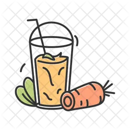 Karotten-Smoothie-Cocktail  Symbol