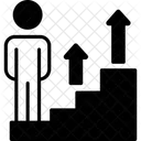 Karriereförderung  Symbol