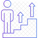 Karriereförderung  Symbol