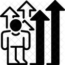 Wachstum Karriereforderung Karriere Symbol