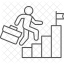 Karriere Wachstum Erfolg Symbol