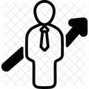 Karrierewachstum Aufstieg Beforderung Symbol