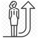 Karriere Wachstum  Symbol
