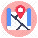 Karte GPS Standort Icon