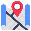 Karte GPS Standort Icon