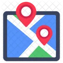 Karte GPS Standort Icon