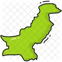 Karte Pakistan Planen Symbol