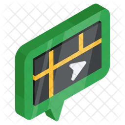 Karte Chat Flag Symbol