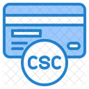 Karte CSC Kartensicherheitscode Kreditkarte Symbol