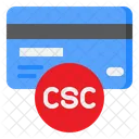 Karte CSC Kartensicherheitscode Kreditkarte Symbol