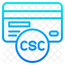 Karte CSC Kartensicherheitscode Kreditkarte Symbol