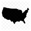USA Amerika Karte Symbol