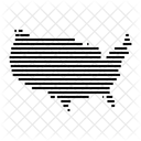 USA Amerika Karte Symbol