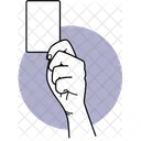 Karte halten  Symbol