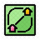 Karte Moba Strategie Symbol