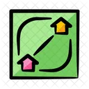 Karte Moba Strategie Symbol