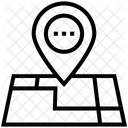 Karte Pin Genau Symbol