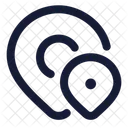 Karte Ortung Ortung Ortung Standort Markierung Symbol